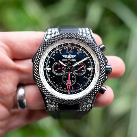 breitling for bentley midnight carbon|breitling used for bentley.